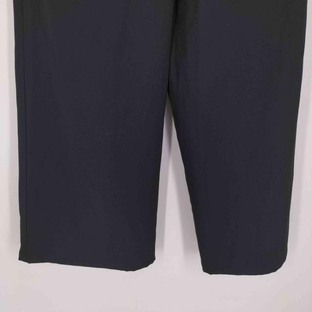 LIMI feu(リミフゥ) 23SS ウールギャバ 織り 変形 アシメジップ ウール スラックス レディース JPN：2 【中古】【ブランド古着バズストア】