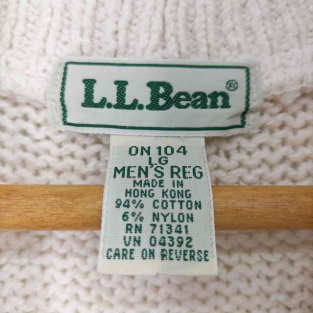 L.L.Bean(エルエルビーン) コットンナイロン ハーフジップニット