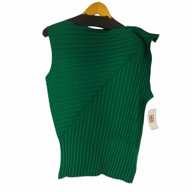 PLEATS PLEASE ISSEY MIYAKE(プリーツプリーズイッセイミヤケ) 23SS ANGLED PLEATS TOP レディース JPN：2 【中古】【ブランド古着バズス