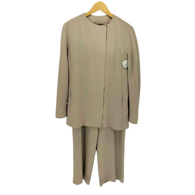 Giorgio Armani(ジョルジオアルマーニ) 90S~00S ライダースジップジャケットスラックスセットアップ メンズ  上44/下40【中古】【ブランド古着バズストア】の通販は 7,559円