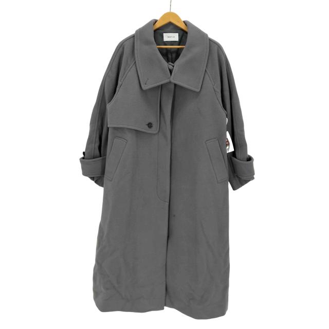 FRAY I.D(フレイアイディー) ウールリバーバルマカンコート レディース JPN：0 【中古】【ブランド古着バズストア】