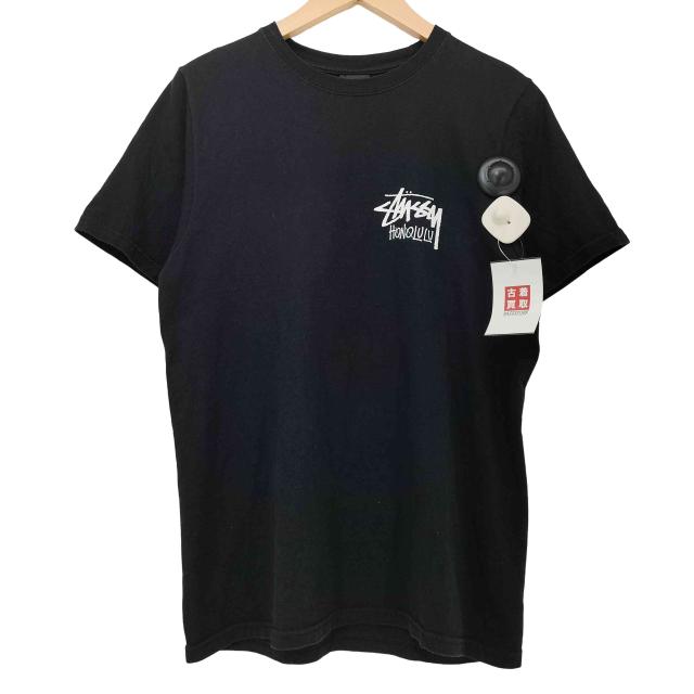 Stussy(ステューシー) HONOLULU フロントロゴプリント S/S  Tシャツ メンズ import：S 【中古】【ブランド古着バズストア】