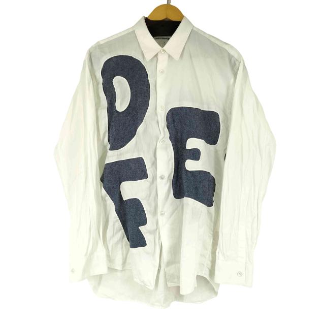 COMME des GARCONS SHIRT(コムデギャルソンシャツ) LETTERING DETAIL SHIRT メンズ JPN：M 【中古】【ブランド古着バズストア】