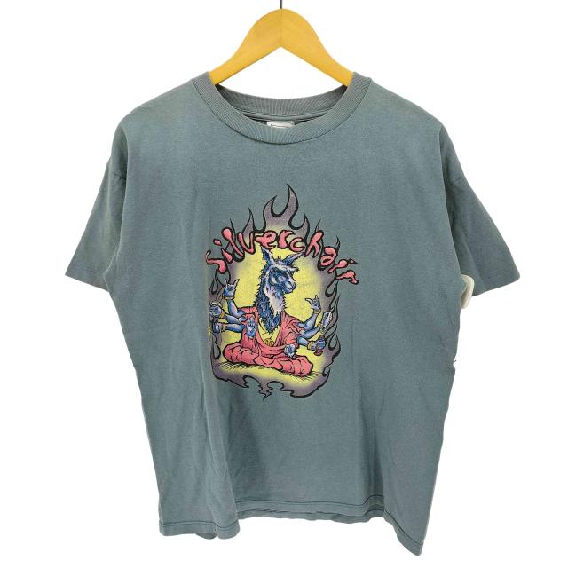 USED古着(ユーズドフルギ) WILD CATS 90S USA製 ロック バンド グラフィック プリント クルーネック S/S Tシャツ メンズ import：M 【中古】【ブランド古着バズストア】