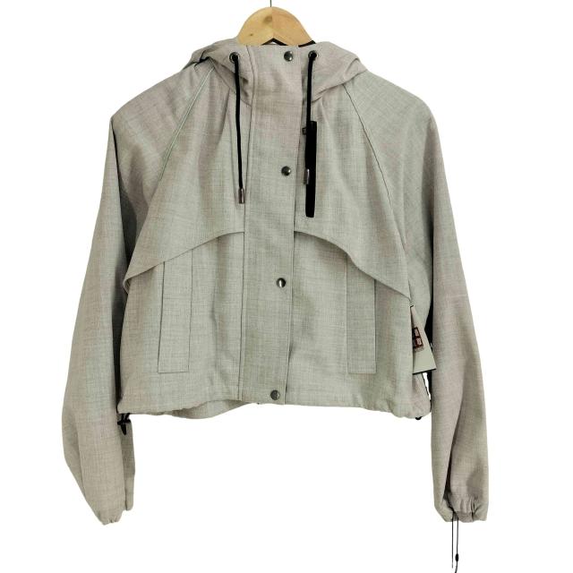 USED古着(ユーズドフルギ) {{A＋TOKYO}} LINEN LIKE HOODIE BLOUSON レディース JPN：1 【中古】【ブランド古着バズストア】