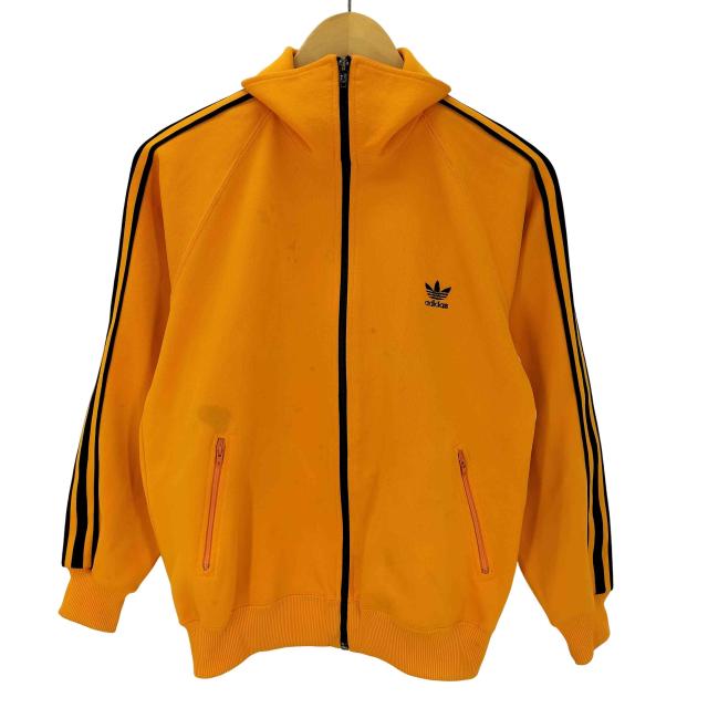 adidas(アディダス) 70-80S デサント製 トレフォイルロゴ アーム 3ストライプ トラックジャケット ジャージ vintage ヴィンテージ メンズ 表記無 【中古】【ブランド古着バズストア】