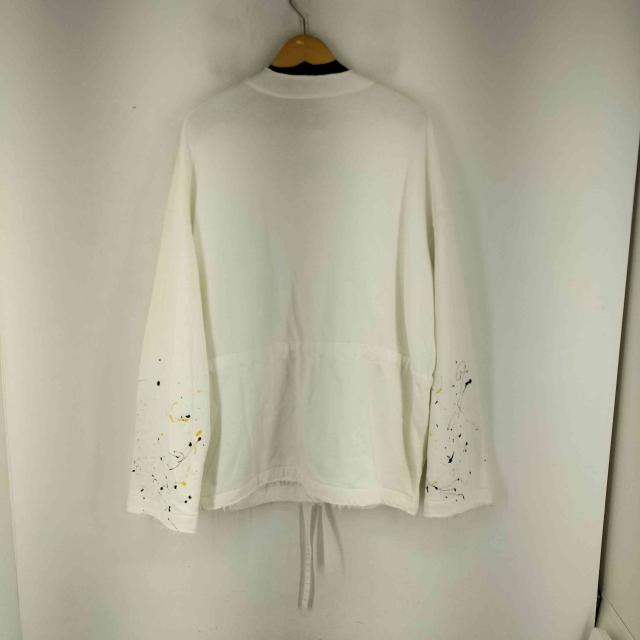 ALMOSTBLACK(オールモストブラック) MILITARY PAINT CARDIGAN メンズ