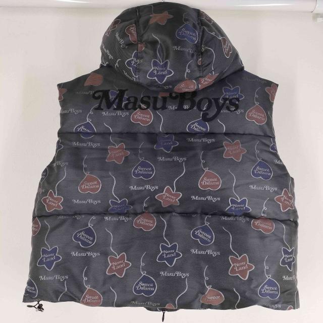 MASU(エムエーエスユー) 24aw FALLING BALLOON DOWN VEST GRAPHIC BY