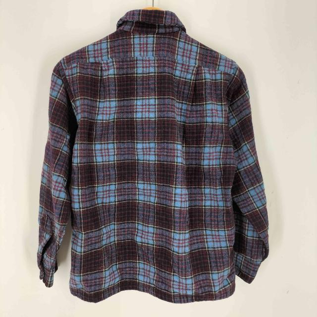 70年代Pendletonペンドルトンウールオープンカラーシャツ　usa製 PENDLETON(ペンドルトン) 70s USA製 ウールオープンカラーシャツ