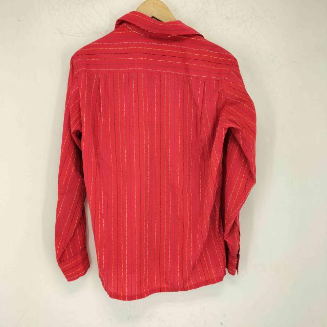 USED古着(ユーズドフルギ) spinalis カルフォルニア製 オープンカラー ステッチデザインシャツ ボックス メンズ 14 S【中古】【ブランド古着バズストア】_1