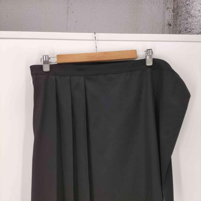 Yohji Yamamoto POUR HOMME(ヨウジヤマモトプールオム) 23SS ウール ギャバ プリーツ ベンツ ラップ クロス 巻き スカート メンズ JPN：3 【中古】【ブランド古着バズストア】_2