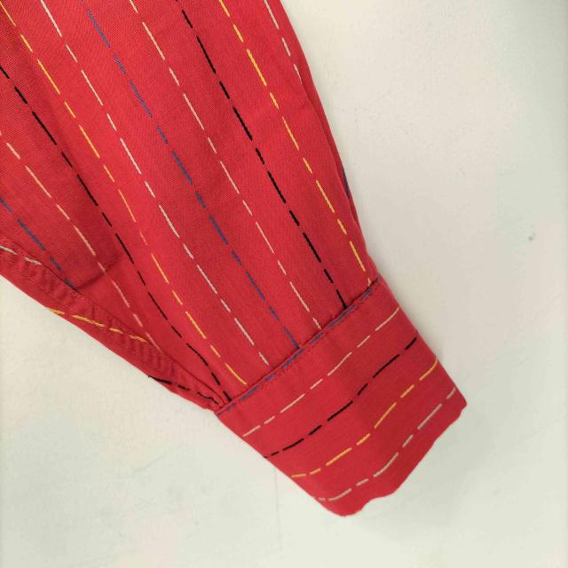 USED古着(ユーズドフルギ) spinalis カルフォルニア製 オープンカラー ステッチデザインシャツ ボックス メンズ 14 S【中古】【ブランド古着バズストア】_3