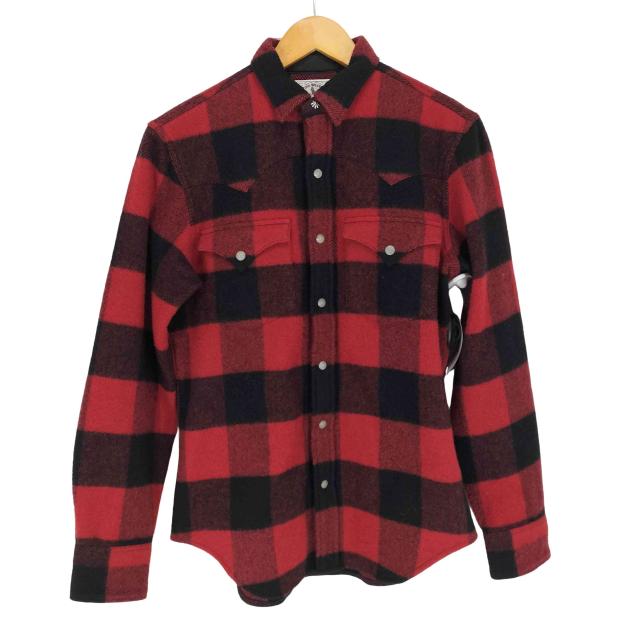 RRL RALPH LAUREN(ダブルアールエルラルフローレン) Polo Western リミテッドエディション コンチョボタン フランネルシャツ メンズ JPN：S 【中古】【ブランド古着バズストア】