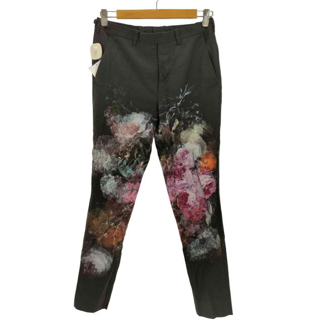 LAD MUSICIAN(ラッドミュージシャン) 20SS SLIM SLACKS WOOL GABARDINE INKJET メンズ JPN：42 【中古】【ブランド古着バズストア】