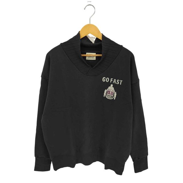 OLD CROW(オールドクロウ) GO FAST - SHAWL COLLAR SWEAT ショールカラ— スウェット メンズ JPN：L 【中古】【ブランド古着バズストア】