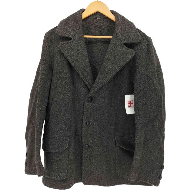 WOOLRICH(ウールリッチ) 40S 黒タグ USA製 4つポケ 3B ウール ハンティング ジャケット メンズ 表記無 【中古】【ブランド古着バズストア】