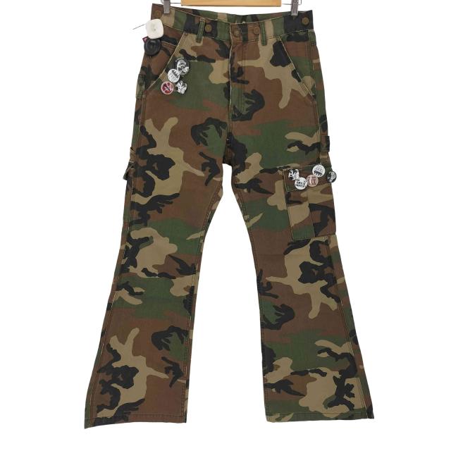 USED古着(ユーズドフルギ) {{Protocol Index}}25AW MILITARY CAMO BOOTCUT WORK PANTS メンズ 1【中古】【ブランド古着バズストア】