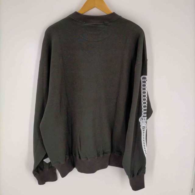 el conductorH(エルコンダクター) Crew Neck Sweater BONES メンズ JPN