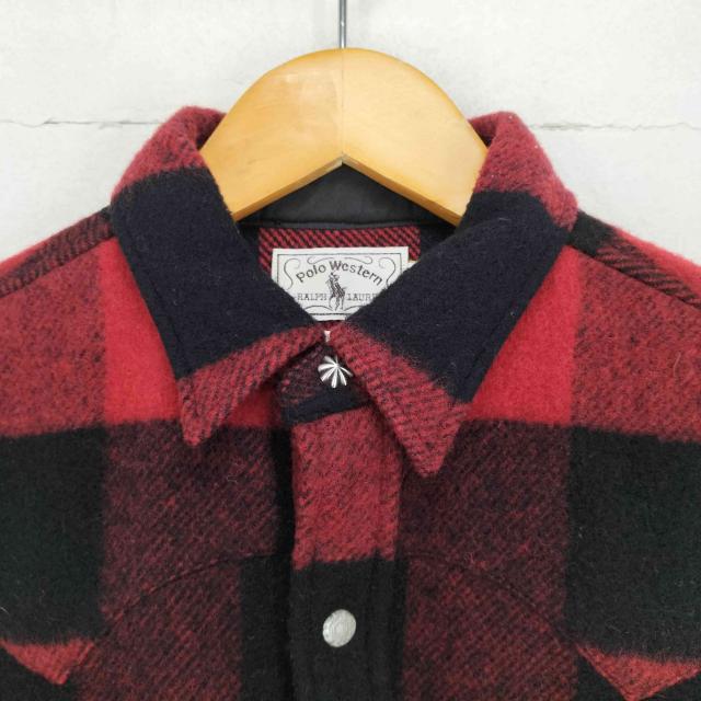 RRL RALPH LAUREN(ダブルアールエルラルフローレン) Polo Western リミテッドエディション コンチョボタン フランネルシャツ メンズ JPN：S 【中古】【ブランド古着バズストア】_2