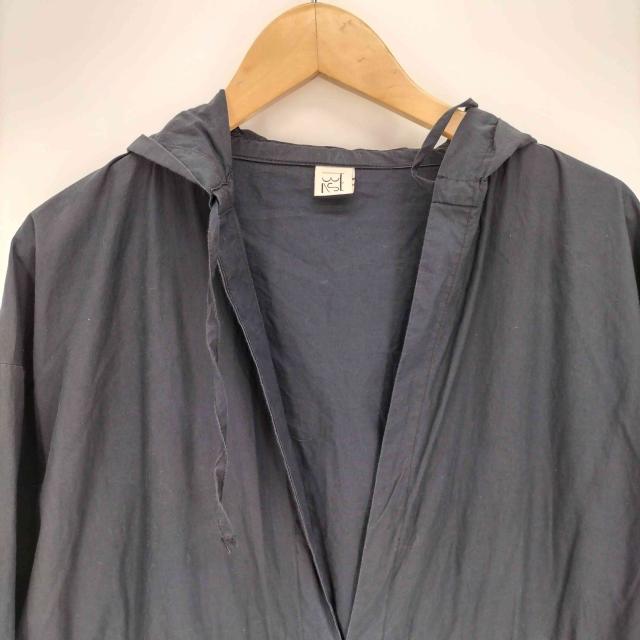 BASERANGE(ベースレンジ) ブラックフード付きサロペット レディース XS【中古】【ブランド古着バズストア】_2