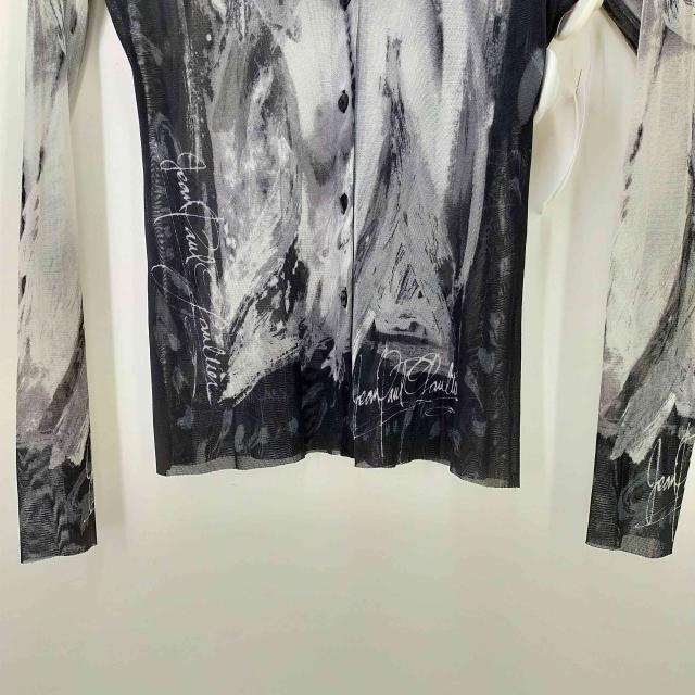 Jean Paul GAULTIER(ジャンポールゴルチエ) 90S Art Power Net 奥底の官能 パワーネット カーディガン メンズ 表記無 【中古】【ブランド古着バズストア】 Jean Paul GAULTIER(ジャンポールゴルチエ) 90S Art Power Net 奥底の