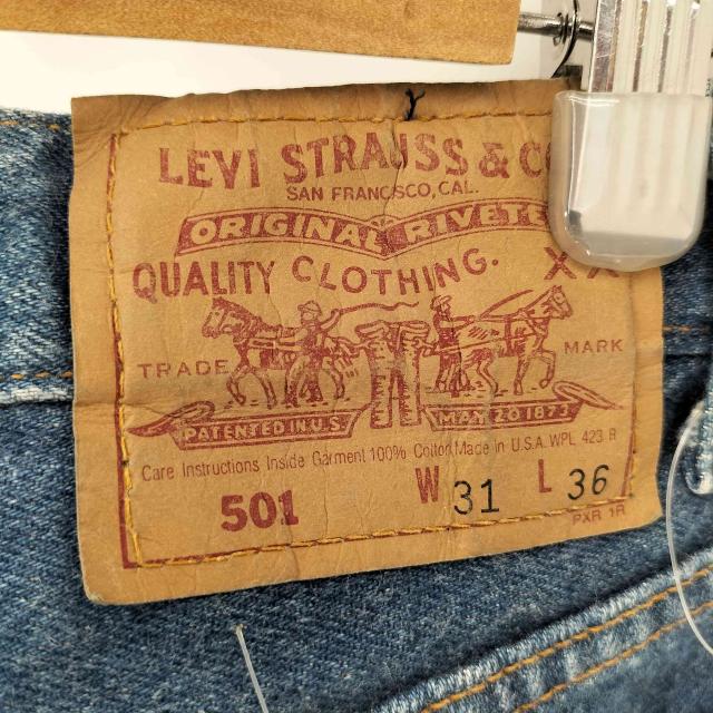 Levis(リーバイス) 90S 93年製 USA製 653刻印 501 デッドストック ミントコンディション  メンズ  W31 L36【中古】【ブランド古着バズストア】 Levis(リーバイス) 90S 93年製 USA製 653刻印 501 デッドストック