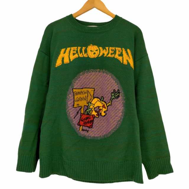 beautiful people(ビューティフルピープル) THE/a rock knit Helloween ロックニット ハロウィン メンズ 190【中古】【ブランド古着バズ