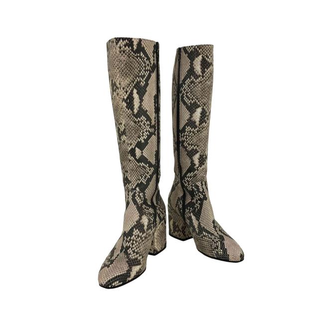 DRIES VAN NOTEN ドリスヴァンノッテン　パイソン柄　厚底　ブーツ DRIES VAN NOTEN ドリスヴァンノッテン パイソン柄 厚底 ブーツ