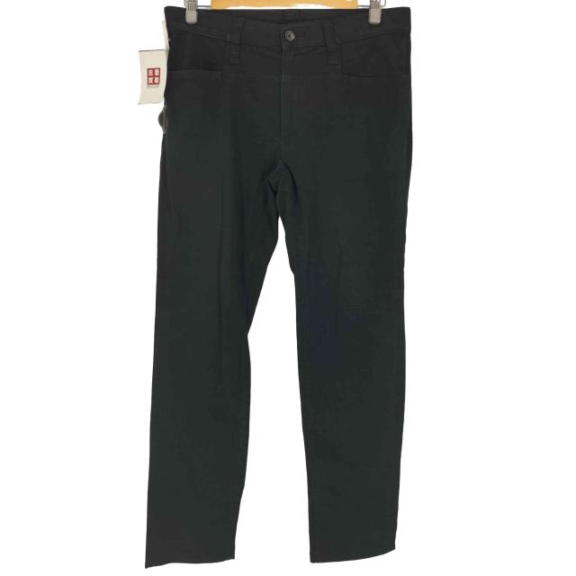 HOMME PLISSE ISSEY MIYAKE(オムプリッセイッセイミヤケ) 16AW  デザイン ポケット コットン ポリ ストレッチ テーパード パンツ メンズ JPN：3 【中古】【ブランド古着バズストア】