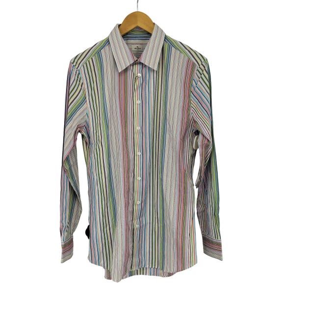 ETRO(エトロ) マルチストライプドレスシャツ メンズ  41【中古】【ブランド古着バズストア】