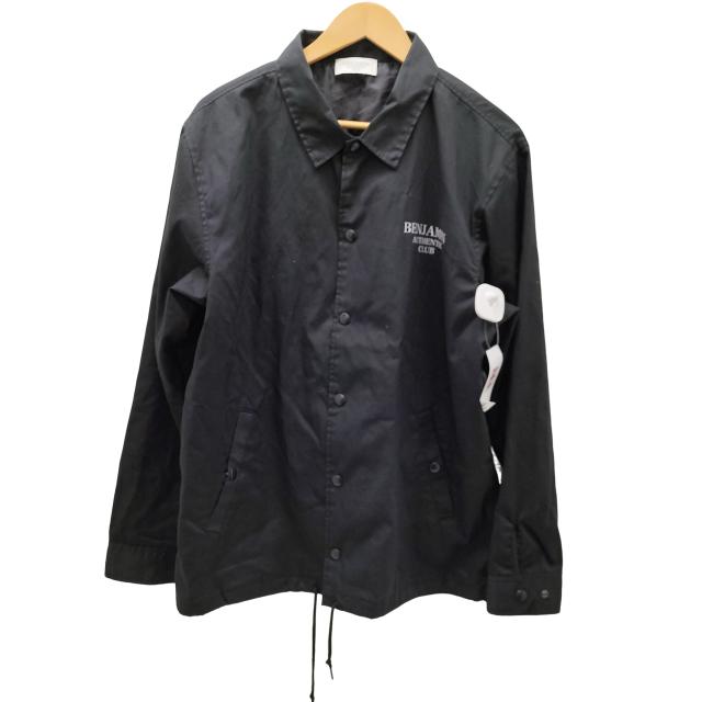 USED古着(ユーズドフルギ) BENJAMIN AUTHENTIC CLUB ベンジャミン オーセンティック クラブ 両面プリント コーチ ジャケット メンズ 表記無 【中古】【ブランド古着バズストア】