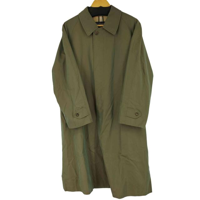 BURBERRYS(バーバリーズ) 裏地ノバチェック 玉虫 ステンカラーコート メンズ 表記無 【中古】【ブランド古着バズストア】