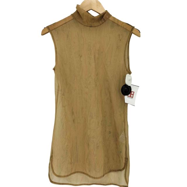 Mame Kurogouchi(マメクロゴウチ) Marble Print Sheer Jersey High Neck Top レディース  2【中古】【ブランド古着バズストア】