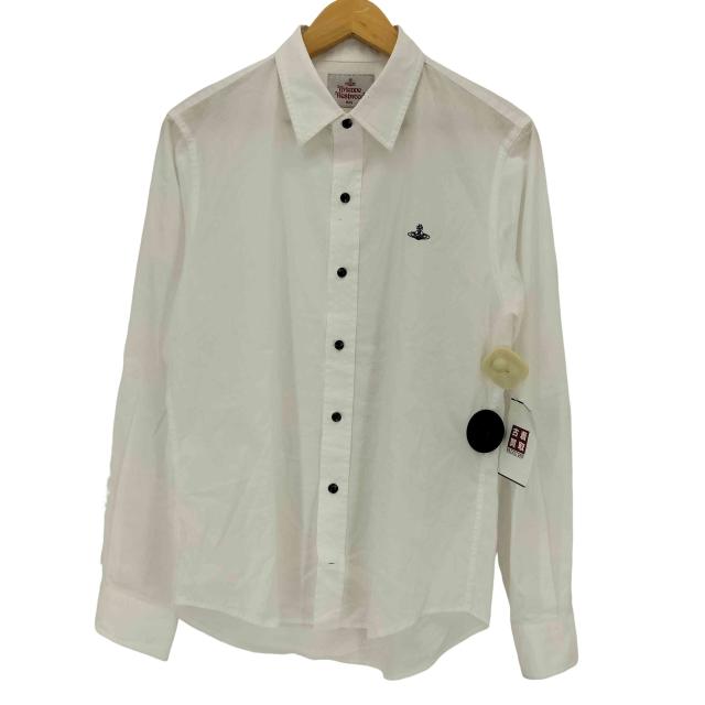 Vivienne Westwood MAN(ヴィヴィアンウエストウッドマン) ワンポイントオーブ刺繍 L/Sシャツ メンズ 46【中古】【ブランド古着バズストア】 12,532円