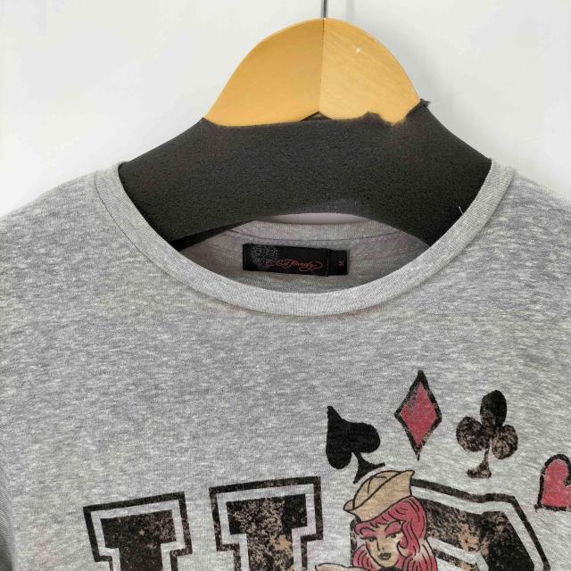 Ed Hardy(エドハーディー) 両面プリント S/S Tシャツ レディース import：M 【中古】【ブランド古着バズストア】_2
