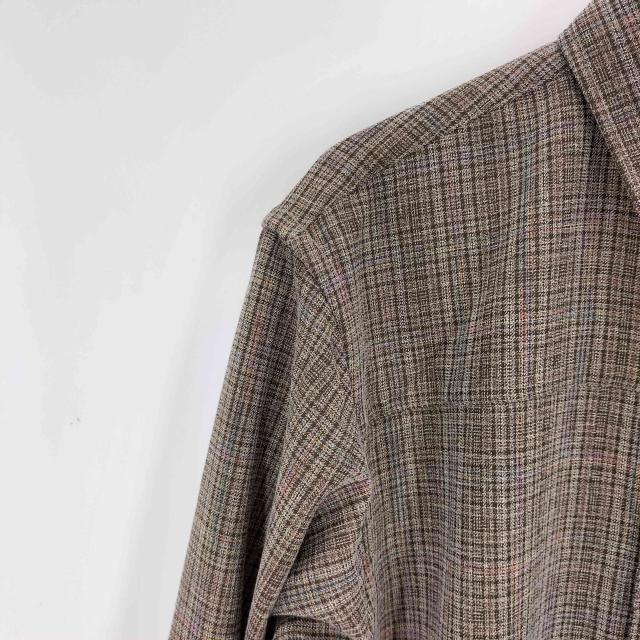 PARANOID(パラノイド) 25SS Crossed Check Pocket Shirt 【BRN