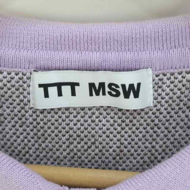 TTT_MSW(ティーモダンストリートウエア) Flower Jacquard Knit Vest