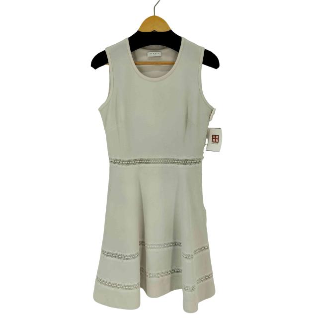 sandro PARIS(サンドロパリ) MINI DRESS レース切替ワンピース ドレス レディース EUR：40 【中古】【ブランド古着バズストア】の通販は 5,925円