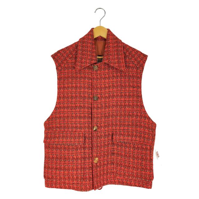 SUBLATIONS(サブレーションズ) GLITTERY TWEED HELI-CREW VEST .07 メンズ FREE 【中古】【ブランド古着バズストア】