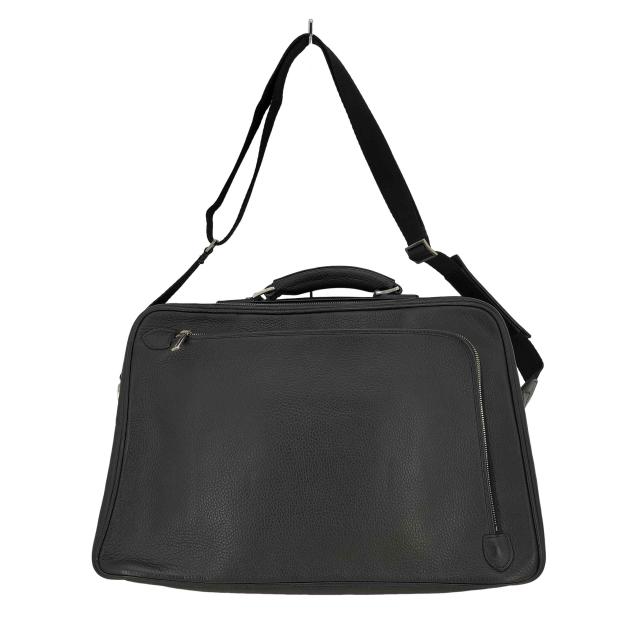 Ermenegildo Zegna(エルメネジルドゼニア) 2way シボ革 レザー ショルダー ブリーフケース メンズ 表記無 【中古】【ブランド古着バズストア】