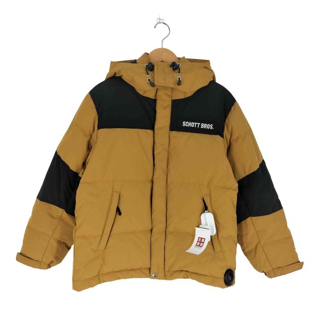 Down BY Schott(ダウンバイショット) クラシック 2トーン ダウンジャケット メンズ  F【中古】【ブランド古着バズストア】