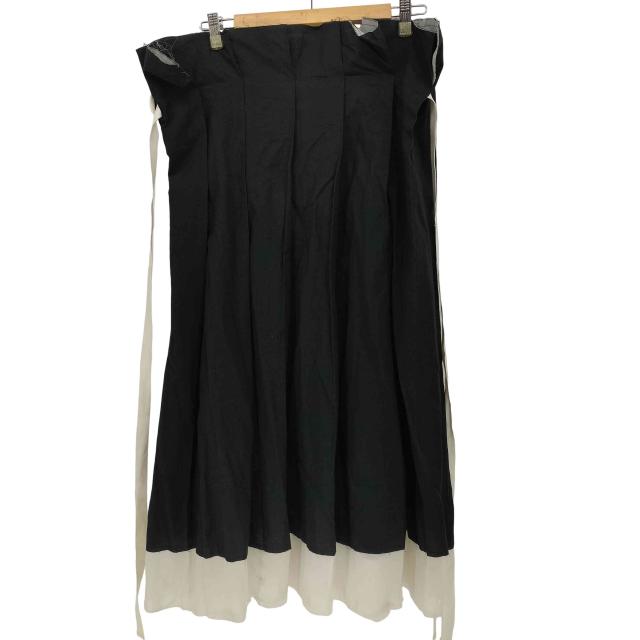 tricot COMME des GARCONS(トリココムデギャルソン) 98AW 断ち切り プリーツ レイヤード ロング スカート AD1998 レディース 表記無 【中古】【ブランド古着バズストア】