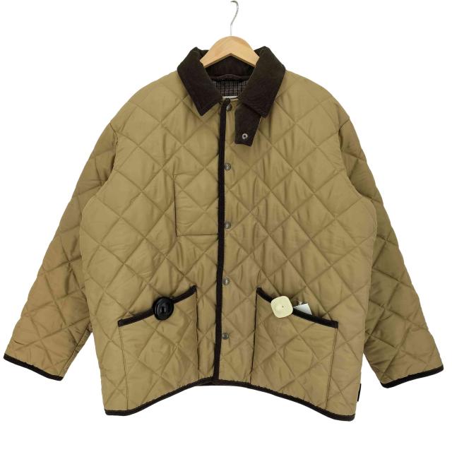 Traditional Weatherwear(トラディショナルウェザーウェア) 別注 WAVERLY TWW STUDS EX.UAGLR  襟コーデュロイ キルティングジャケット メンズ  40【中古】【ブランド古着バズストア】