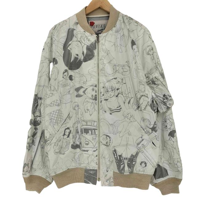 SEVESKIG(セヴシグ) No more rain MA-1 レディース JPN：XL 【中古】【ブランド古着バズストア】