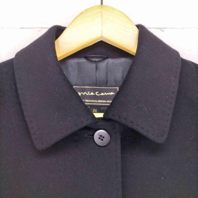 USED古着(ユーズドフルギ) {{mia coma}} カシミア100％ステンカラーコート レディース JPN：11号 【中古】【ブランド古着バズストア】 USED古着(ユーズドフルギ) {{mia coma}} カシミア100％ステンカラー