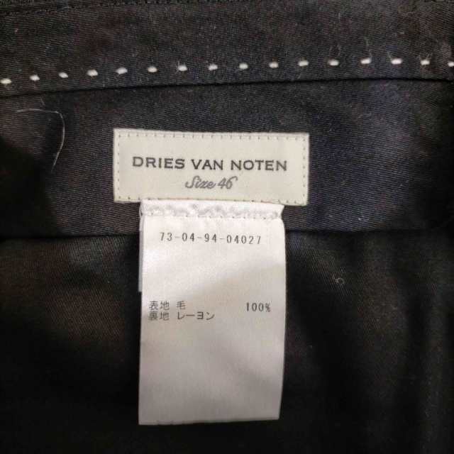 DRIES VAN NOTEN(ドリスヴァンノッテン) ベルテッド 2タック ウール