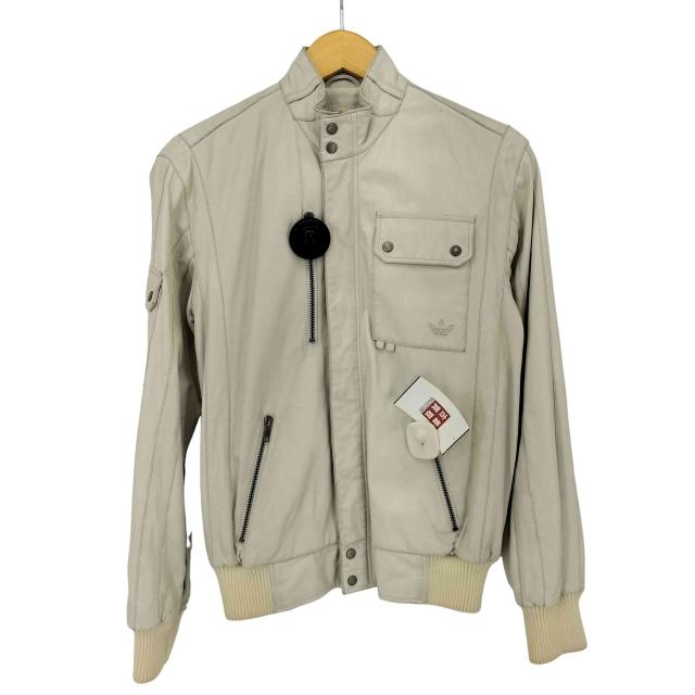 adidas Originals(アディダスオリジナルス) 00S 06年製 ラムレザーステンカラーマルチポケットジャケット メンズ import：S 【中古】【ブランド古着バズストア】 22,641円