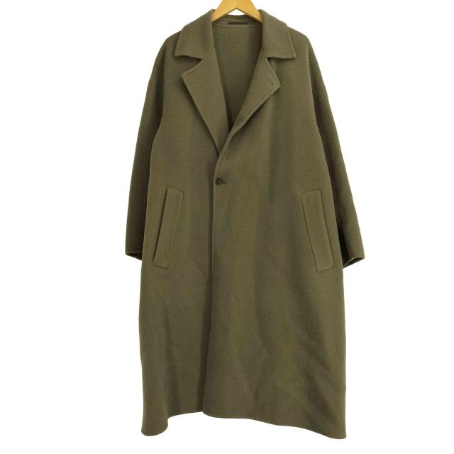 Adam et Rope(アダムエロペ) カシミアブレンドウール リバーセミダブルコート メンズ JPN：M 【中古】【ブランド古着バズストア】