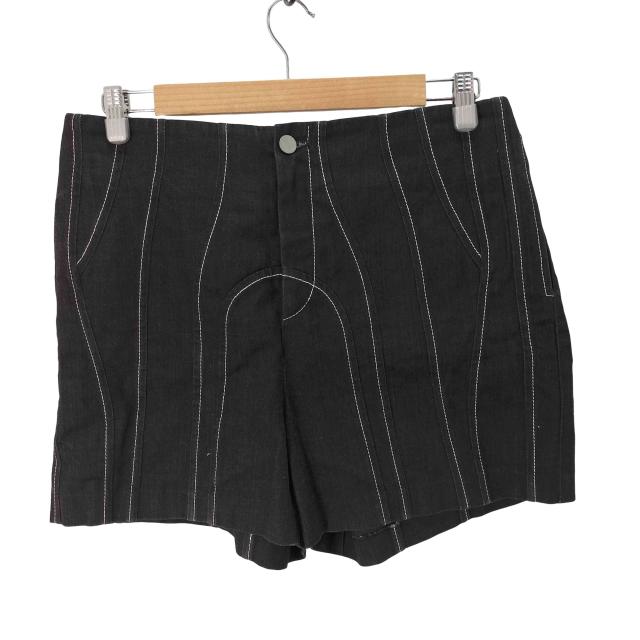 USED古着(ユーズドフルギ) PIHAKAPI / CORSETS SHORTS コルセット デニムショーツ メンズ  48【中古】【ブランド古着バズストア】