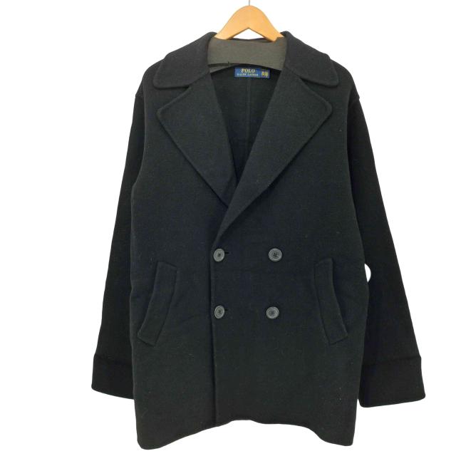 POLO RALPH LAUREN(ポロラルフローレン) ウールナイロン Pコート メンズ import：XS 155/80A【中古】【ブランド古着バズストア】